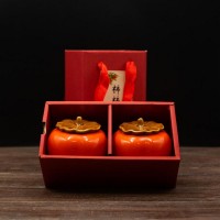 Подарунковий набір чаю Хурма (Те гуань Інь та Лапсанг Сушонг), 100г