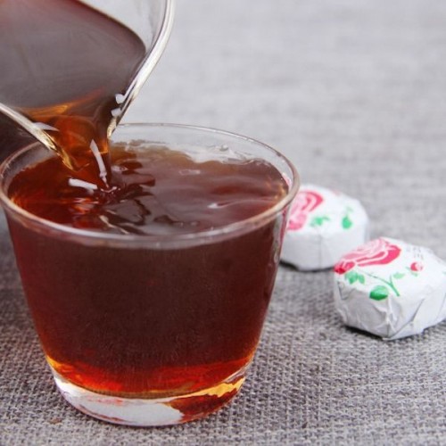 Шу пуэр с розой, 6г