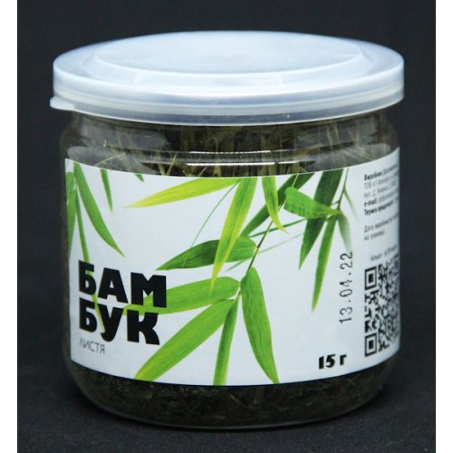 Бамбук листя, банка 15г