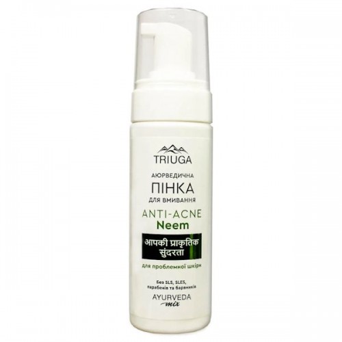 Пенка для умывания ANTI-ACNE «Neem» для проблемной кожи, 200мл