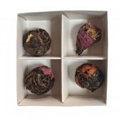 Набір в'язаного чаю (червоний), 4 шт.