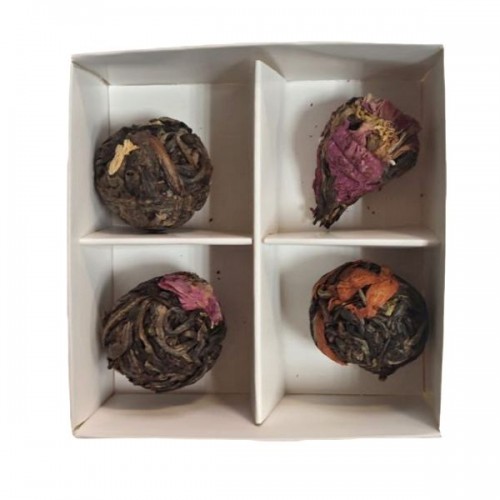 Набір в'язаного чаю (червоний), 4 шт.