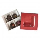 Набір в'язаного чаю (червоний), 4 шт.