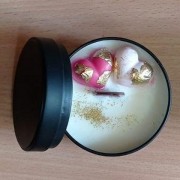 Свічка "Аромат двох сердець" (з соєвого воску)