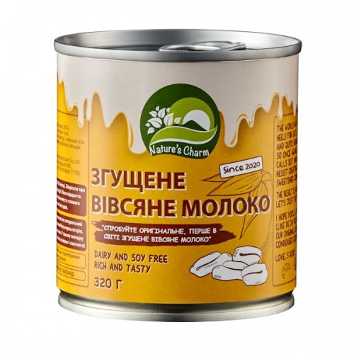 Молоко вівсяне згущене, 320г