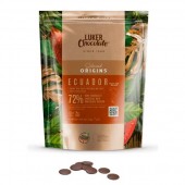 Шоколад екстра чорний ECUADOR 72% (Колумбія LUKER Chocolate), 50г