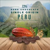 Шоколад екстра чорний PERU 72% (Колумбія LUKER Chocolate), 50г