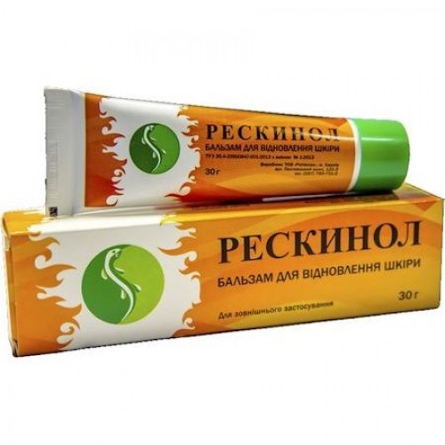Бальзам для відновлення шкіри "Рескінол", 30г