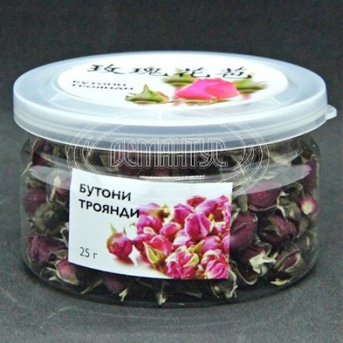 Троянда чайна бутони, баночка 25г.