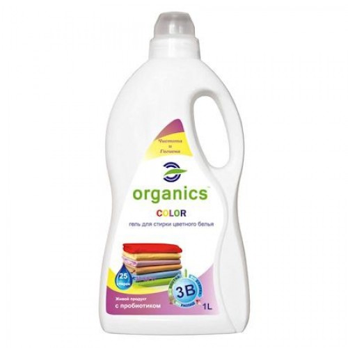 Гель для прання кольорової білизни Organics, 1000мл