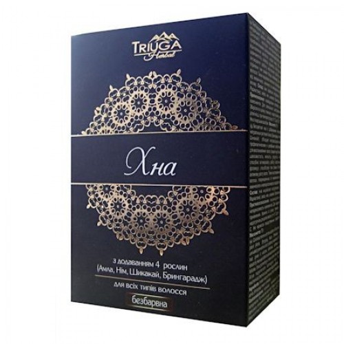 Індійська хна Безбарвна Triuga Herbal, 100г