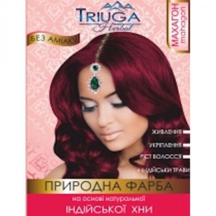 Фарба для волосся Махагон Triuga Herbal, 25г