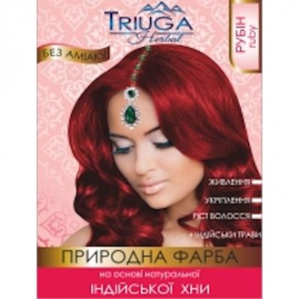 Фарба для волосся Рубін Triuga Herbal, 25г