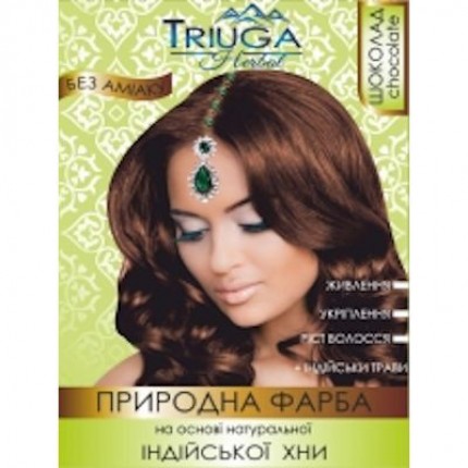 Фарба для волосся Шоколад Triuga Herbal, 25г