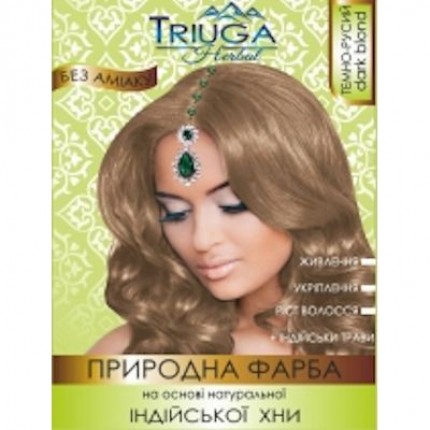 Фарба для волосся Темно-русявий Triuga Herbal, 25г