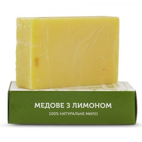 Мило ручної роботи "Медове з лимоном" ЯКА, 75г