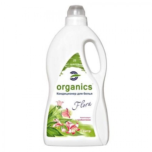 Біо-Ополіскувач для білизни "Flora" Organics, 1000мл