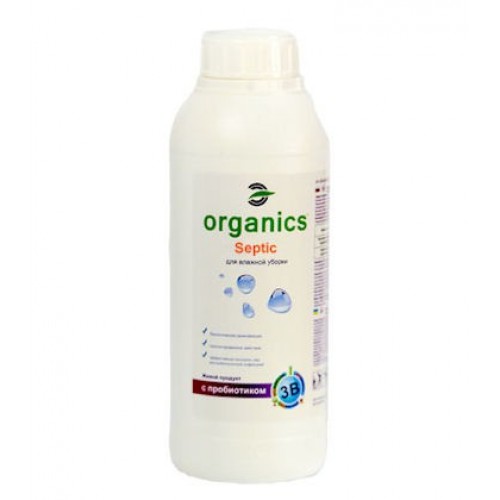 Біопрепарат для вигрібних ям, септиків, біотуалетів «Organics Septic», 1000мл