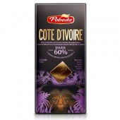 Шоколад гіркий "Кот-д'Івуар" 60% какао , 100г
