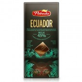 Шоколад молочний "Еквадор" 45% какао , 100г