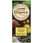 Шоколад "Оливкова олія і морська сіль" Torras Organic, 100г